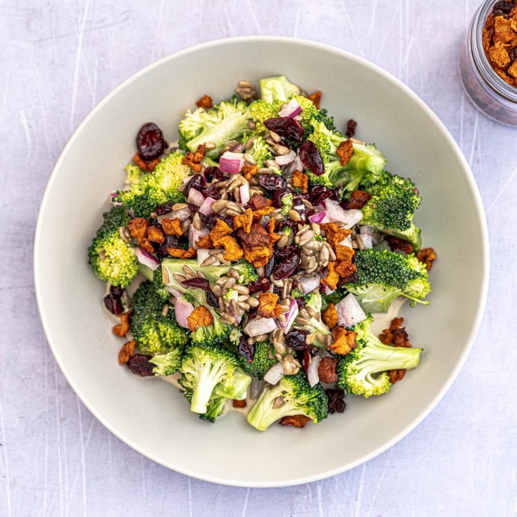 Broccoli Salad with Profusion 'Bacon' Bits